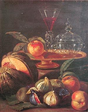 Cristoforo Munari Vases Glass and Fruit oil painting picture